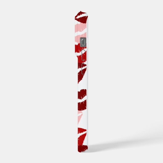 Aesthetic Lips Pattern Phone Case iPhone Hoesje (Linkerkant)