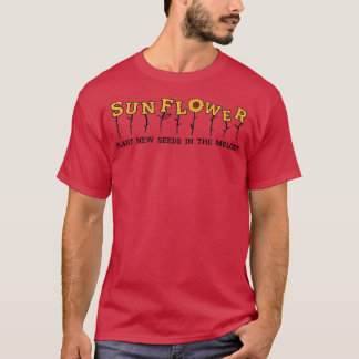 Aesthetic Lover Sunflower Plant New Seeds in The M T-shirt