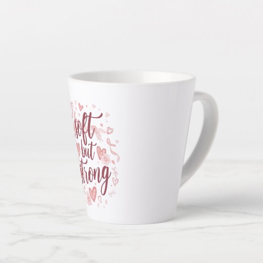 Aesthetic Mental Health Positive Affirmation Latte Mok (Rechterhoek)