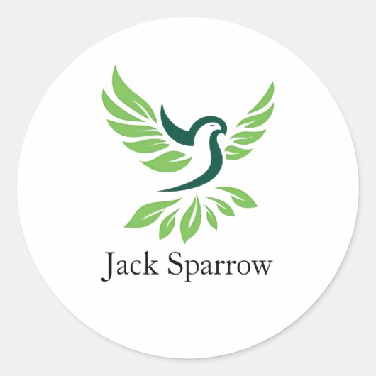 Aesthetic Minimal Sticker (Voorkant)