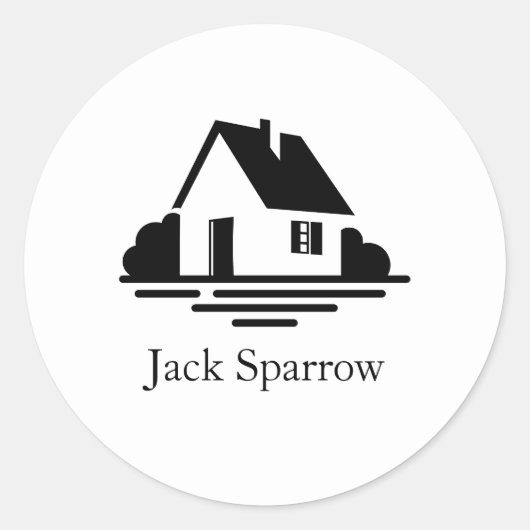 Aesthetic Minimal Sticker (Voorkant)