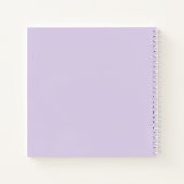 Aesthetic, Minimalist Spiral Notebook Notitieboek (Achterkant)