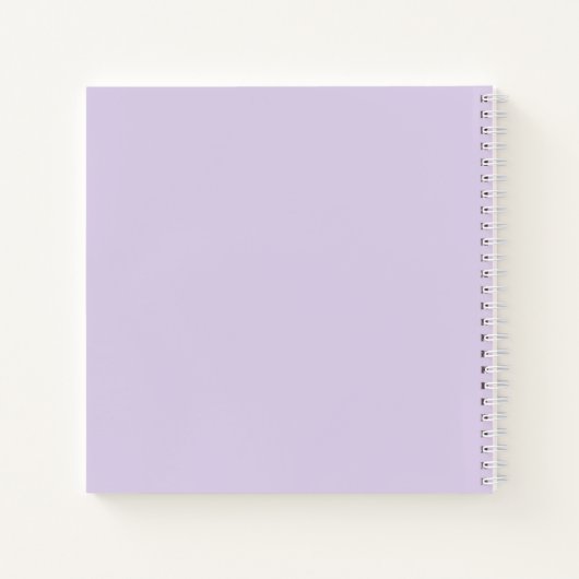Aesthetic, Minimalist Spiral Notebook Notitieboek (Achterkant)