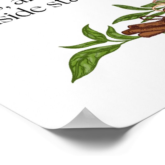 Aesthetic Modern Indian Tea Quote Wall Art  Poster (Hoek)