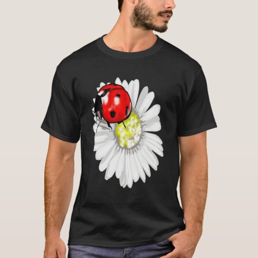 Aesthetic Nature Summer Ladybird Nature T-shirt (Voorkant)