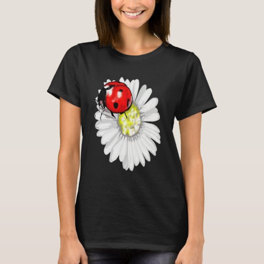 Aesthetic Nature Summer Ladybird Nature T-shirt (Voorkant)
