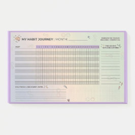 Aesthetic Neurodivergent Habit Tracker Brain Dump Post-it® Notes