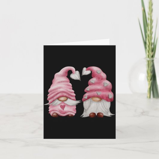 Aesthetic Nk Gnome Valentines Day Decor For Women  Kaart (Voorkant)