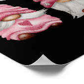 Aesthetic Nk Gnome Valentines Day Decor For Women Poster (Hoek)