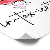 Aesthetic Nurse Injector Valentine Filler Dysrt  Poster (Hoek)