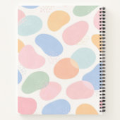 Aesthetic Pastel Abstract Shapes Spiral Notebook Notitieboek (Achterkant)