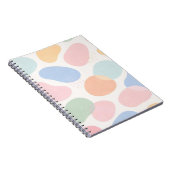 Aesthetic Pastel Abstract Shapes Spiral Notebook Notitieboek (Rechterzijde)