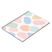 Aesthetic Pastel Abstract Shapes Spiral Notebook Notitieboek (Linkerzijde)