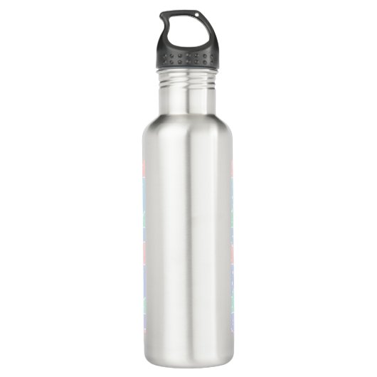 Aesthetic Pastel Cloud Water Bottle Waterfles (Achterkant)