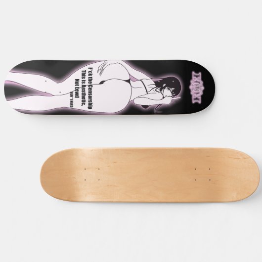 Aesthetic Persoonlijk Skateboard (Horizontaal)