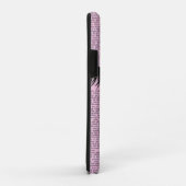 Aesthetic Pink Face Art Tough iPhone Case (Achterkant/rechts)