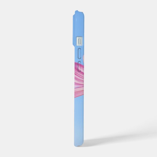 Aesthetic pink flower Phone Case iPhone 15 Case (Linkerkant)