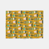 Aesthetic Plant Art Fleece Deken (Voorkant (Horizontaal))