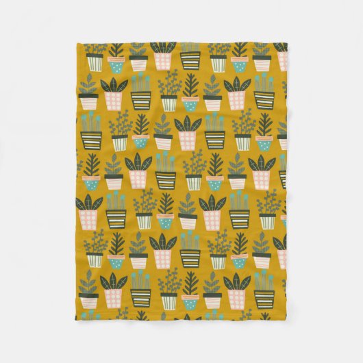 Aesthetic Plant Art Fleece Deken (Voorkant)