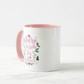 Aesthetic Quote Christmas Mug Mok (Voorkant links)