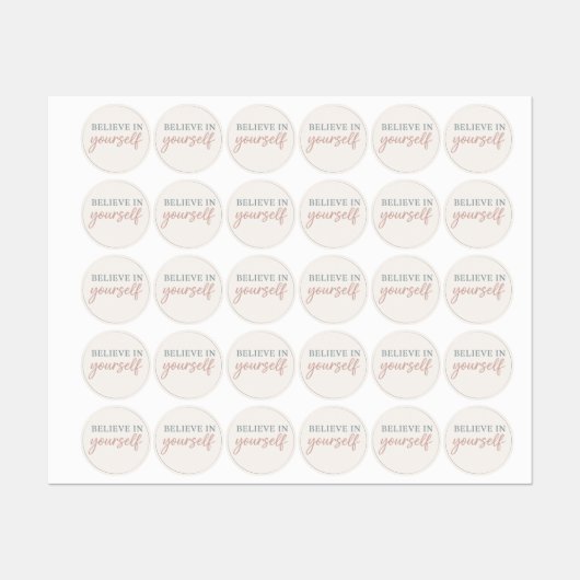 Aesthetic Quote – Minimal Pastel Motivation Labels (Vel)