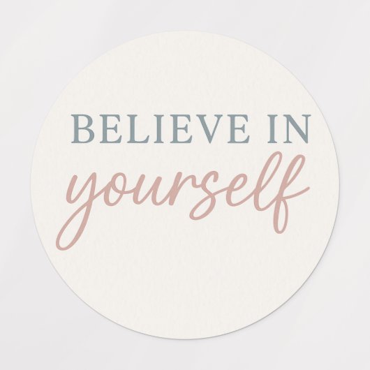 Aesthetic Quote – Minimal Pastel Motivation Labels (Design 2)