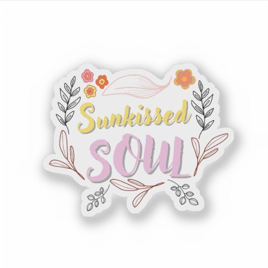 Aesthetic Quote Sticker (Voorkant)