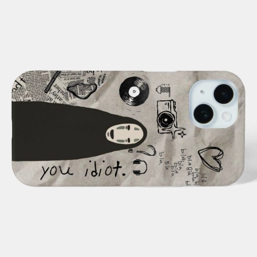 aesthetic,random Iphone case (Achterkant (horizontaal))