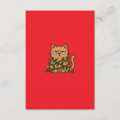 Aesthetic Red Background | Minimalist Design Informatiekaartje (Voorkant)