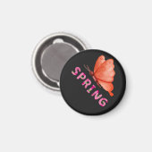  Aesthetic Spring Butterfly Minimalist Graphic Magneet (Voorkant / Achterkant)