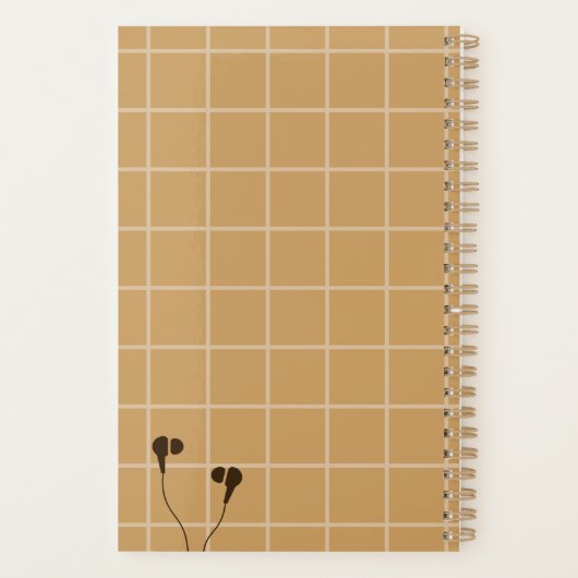 Aesthetic Study Vibes Journal Planner (Achterkant)