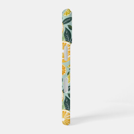 Aesthetic Summer Lemon Pattern iPhone Case 16 Hoesje (Rechterkant)