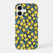 Aesthetic Summer Lemon Pattern iPhone Case 16 Hoesje (Achterkant)