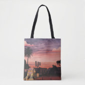 Aesthetic sunset Totebag Tote Bag (Voorkant)