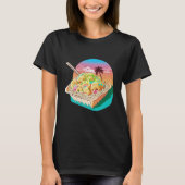 Aesthetic Synthwave Fried Rice with 80s Aesthetic T-shirt (Voorkant)