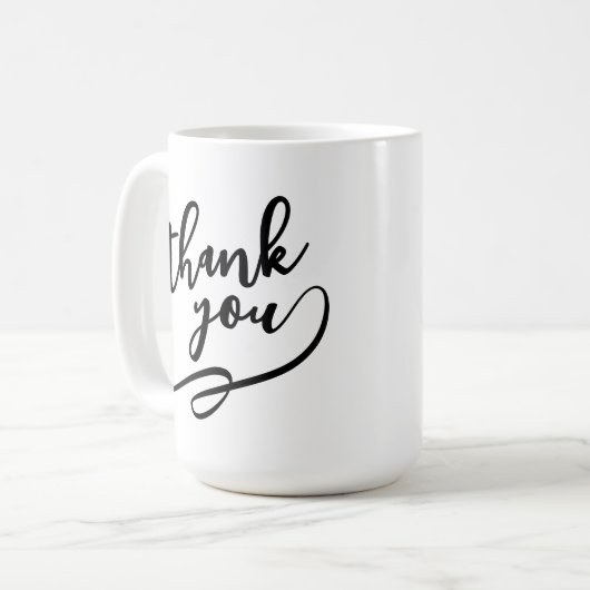 aesthetic thankyou mug  koffiemok (Voorkant links)