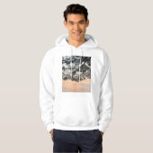 Aesthetic Tree Silhouette Against Pastel Sunset Sk Hoodie (Voorkant volledig)