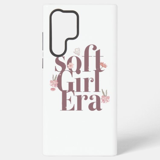 Aesthetic Trendy "Soft Girl Era" Samsung Galaxy Hoesje (Achterkant)