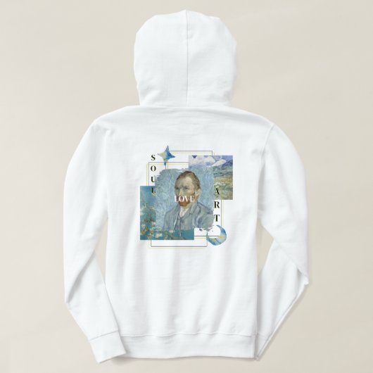 Aesthetic Vincent Van Gogh  Hoodie (Design achterkant)