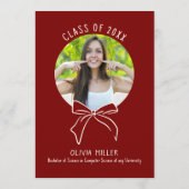 Aesthetic Whimsical Hand Drawn Graduation Party  Kaart (Achterkant)