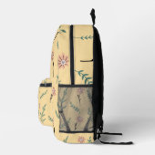 Aesthetic Wildflower Botanical Pattern Backpack Bedrukte Rugzak (Rechts)