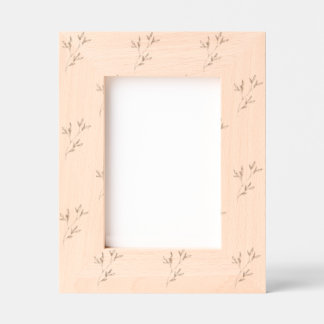 Aesthetic Wooden Photo Frame for Modern Home Decor Gegraveerde Lijstjes