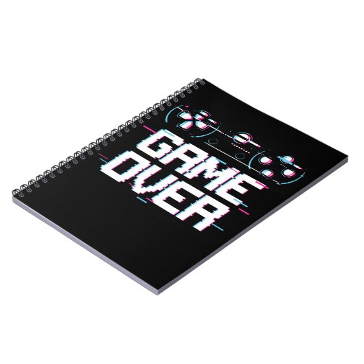 Aesthetisch gaminggamer met een dampgolfcontroller notitieboek (Linkerzijde)