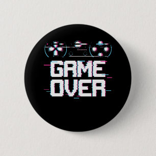 Aesthetisch gaminggamer met een dampgolfcontroller ronde button 5,7 cm