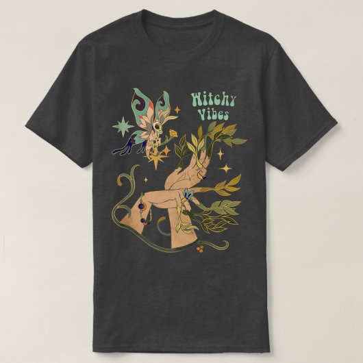 Aesthetisch gothic Fairycore Fairy Grunge Academia T-shirt (Design voorkant)