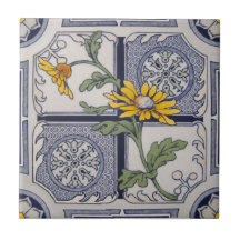 Aesthetisch Late Victoriaans Blauw Geel Florenz Re