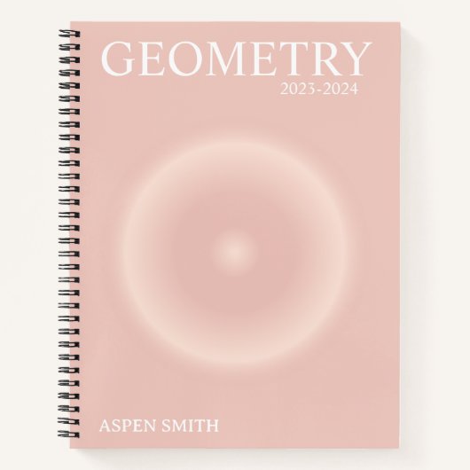 Aesthetisch Notitieboek (Voorkant)