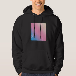 Aesthetisch - Roze blauwe Abstracte grafische prem Hoodie