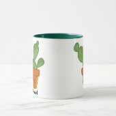 Aesthetisch Succulent Cactus Bloed plant Mok (Midden)