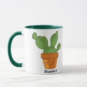 Aesthetisch Succulent Cactus Bloed plant Mok (Links)